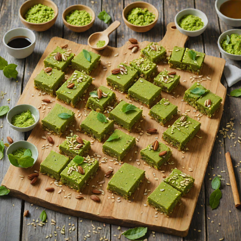 No-Bake Matcha Green Tea Energy Bars