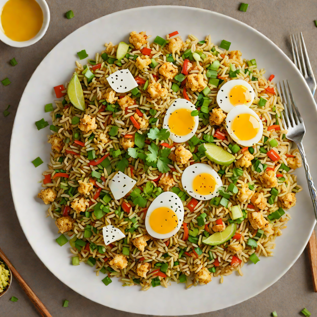 Spiced Cauliflower Fried Rice with Egg and Scallions