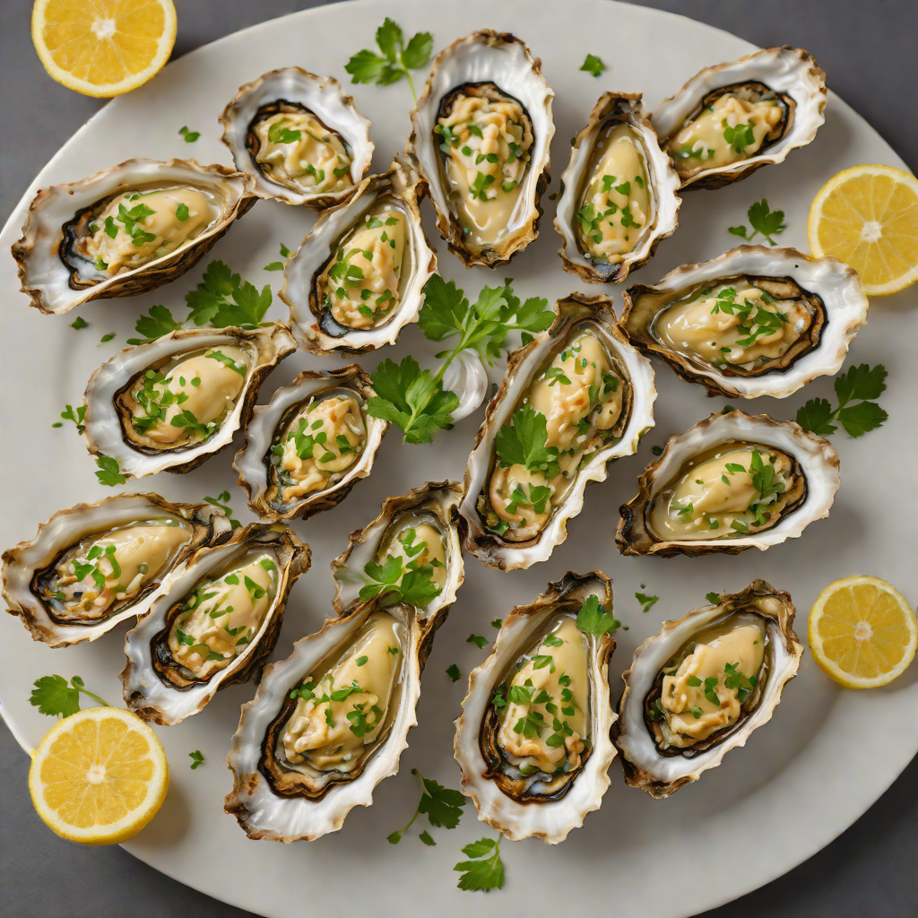 Slow-Roasted Mississippi Gulf Coast Oysters with Garlic-Parsley Butter