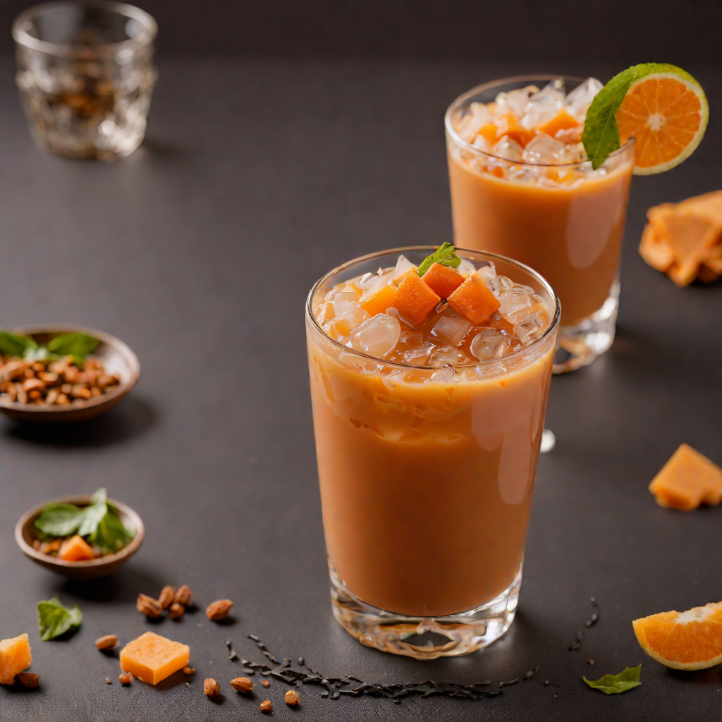 Vietnamese Iced Thai Tea with Sweetened Condensed Milk