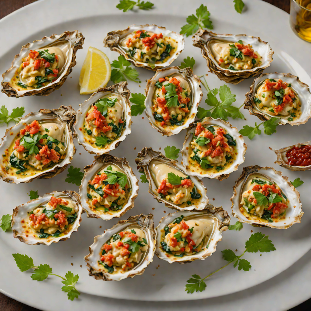 Spiced Gulfport Oysters Rockefeller