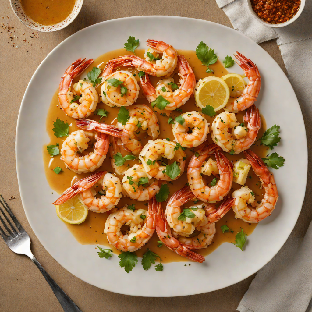 Pan-Seared Gulf Shrimp with Spicy Cajun Butter Sauce