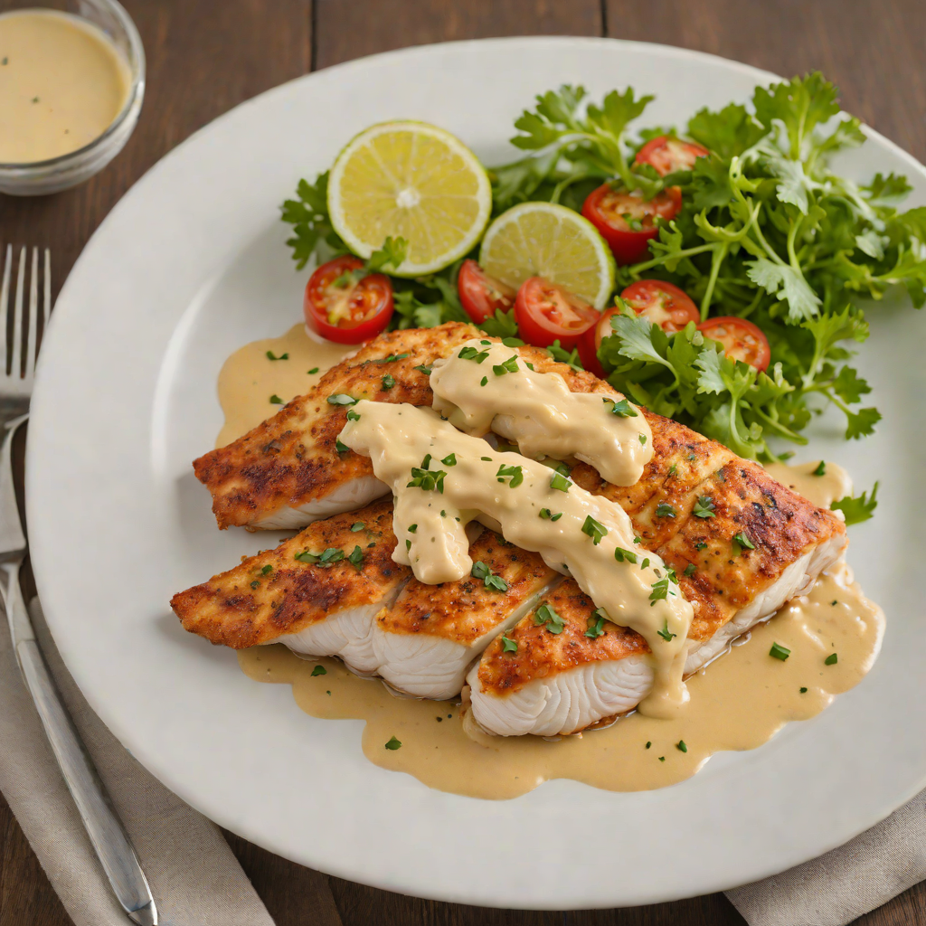 Pan-Seared Gulfport Catfish with Spicy Remoulade