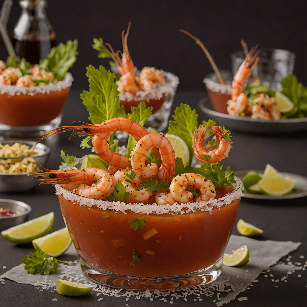 Smoky Gulf Shrimp Bloody Mary
