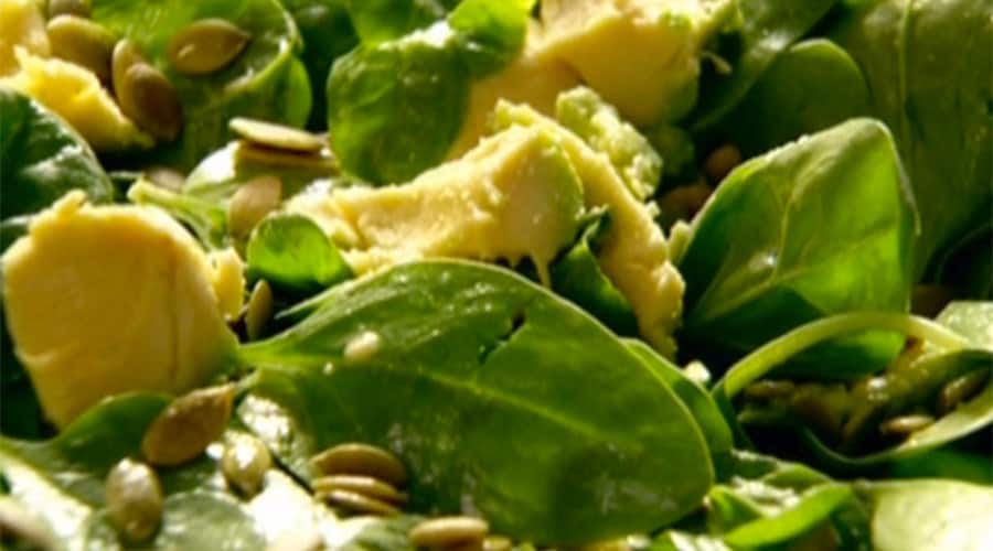 Zinc-Boosting Pumpkin Seed Avocado Salad