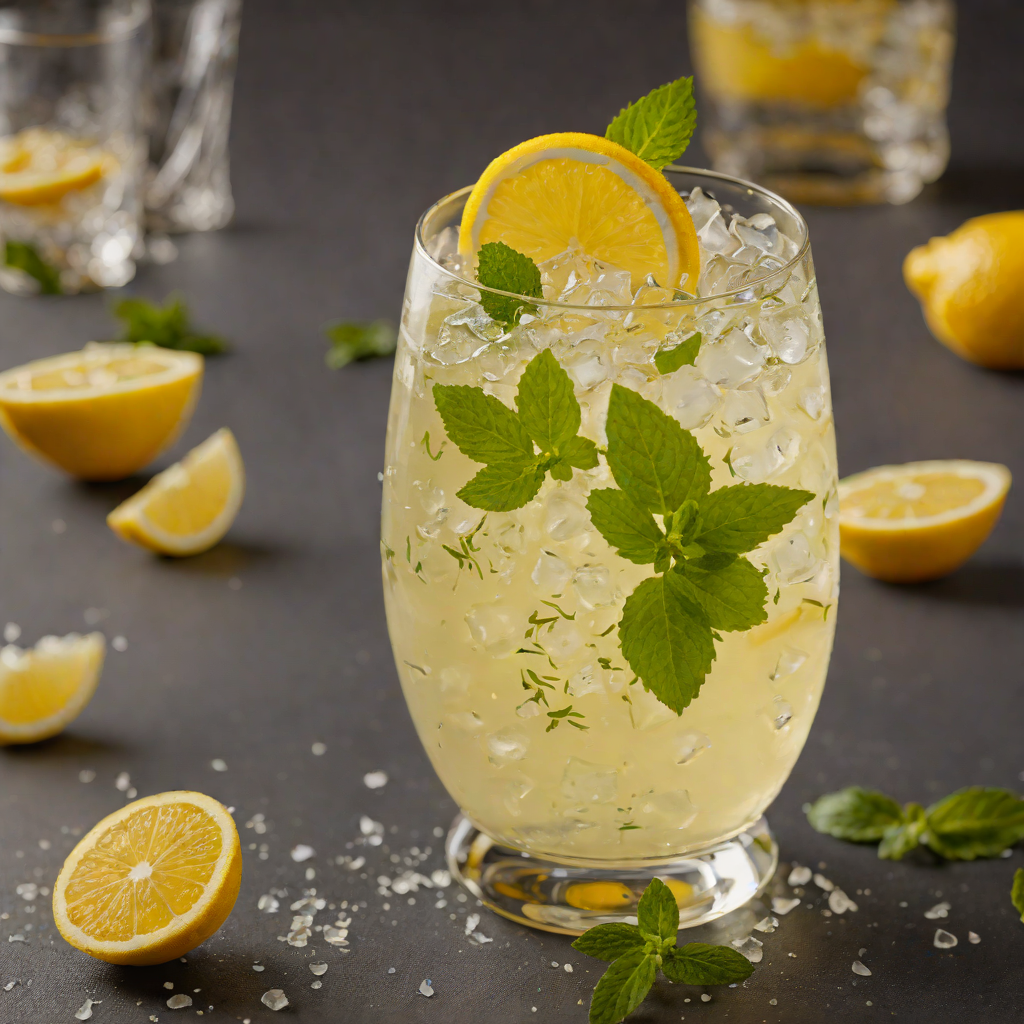 Minted Lemon Ginger Fizz
