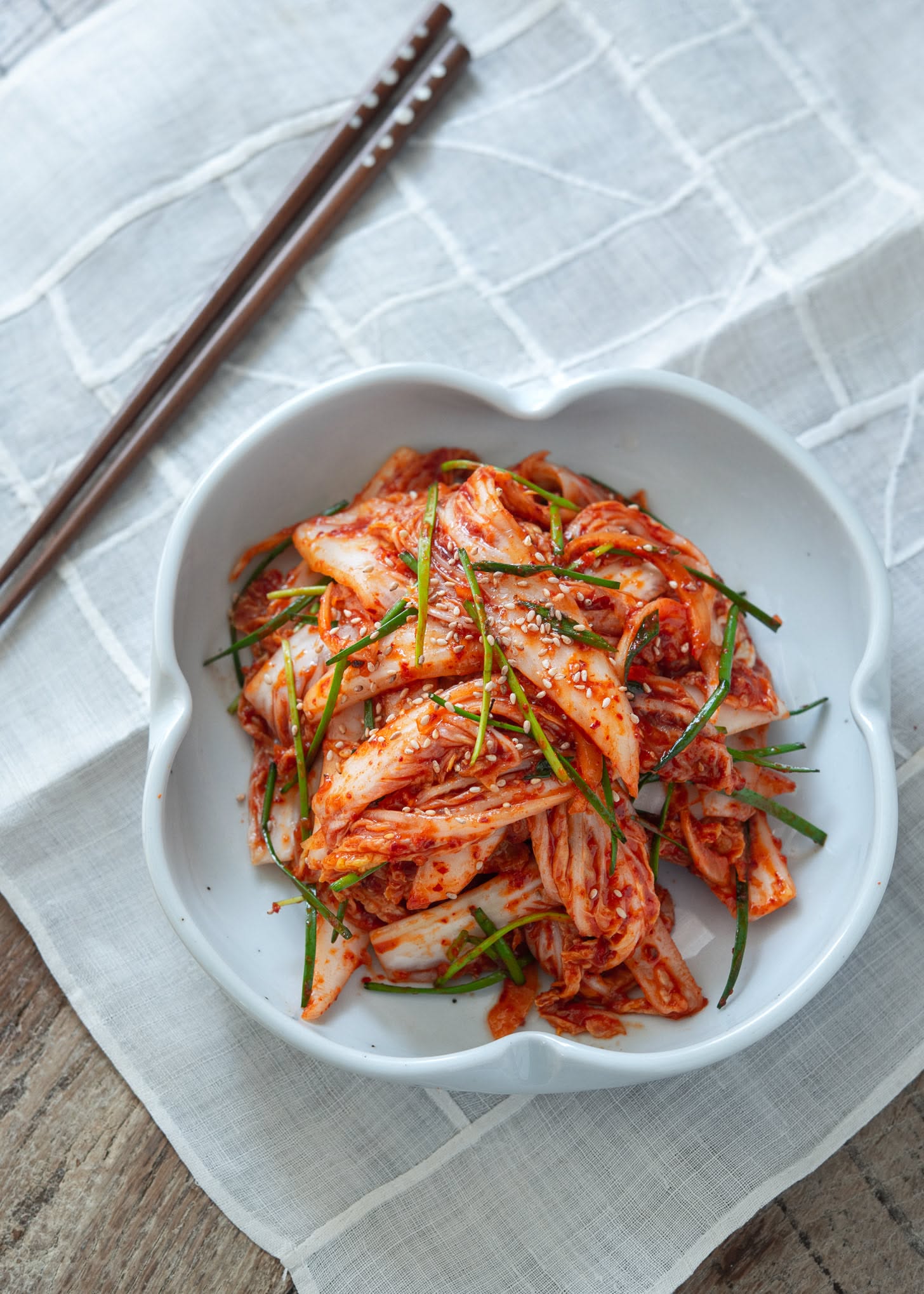 Fermented Kimchi-Style Cabbage Salad