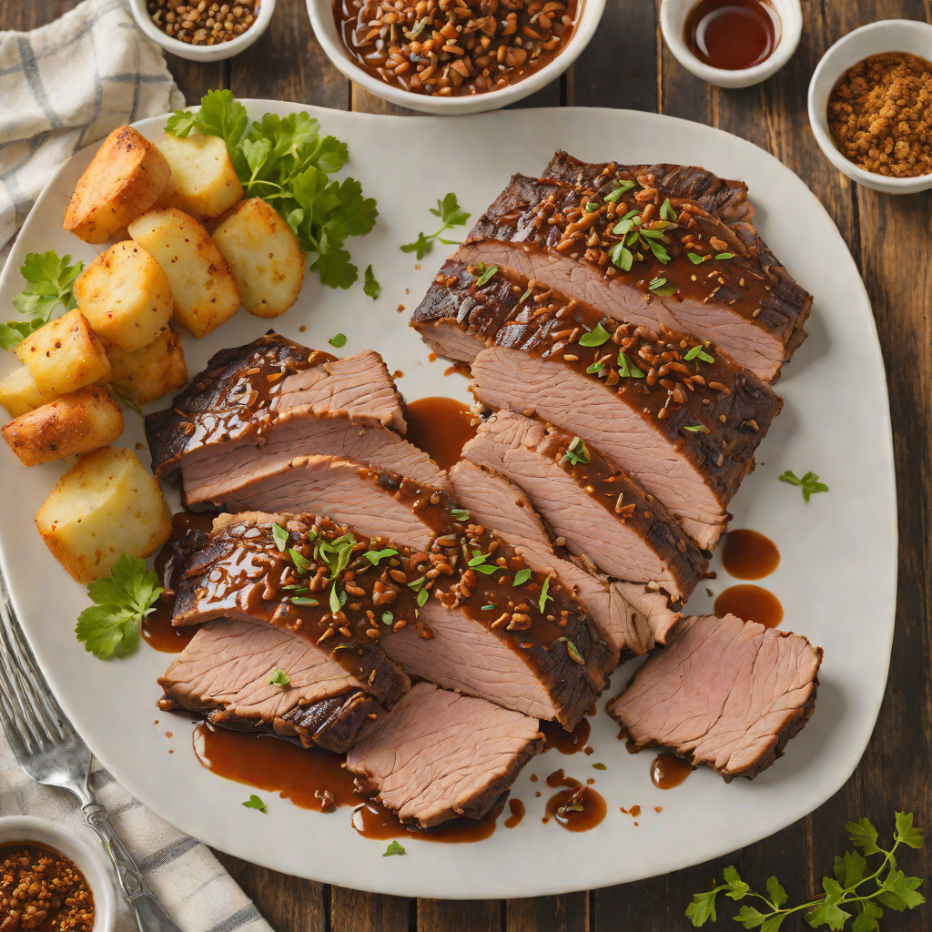Slow-Cooked Southern Beef Brisket with Smoky Rub