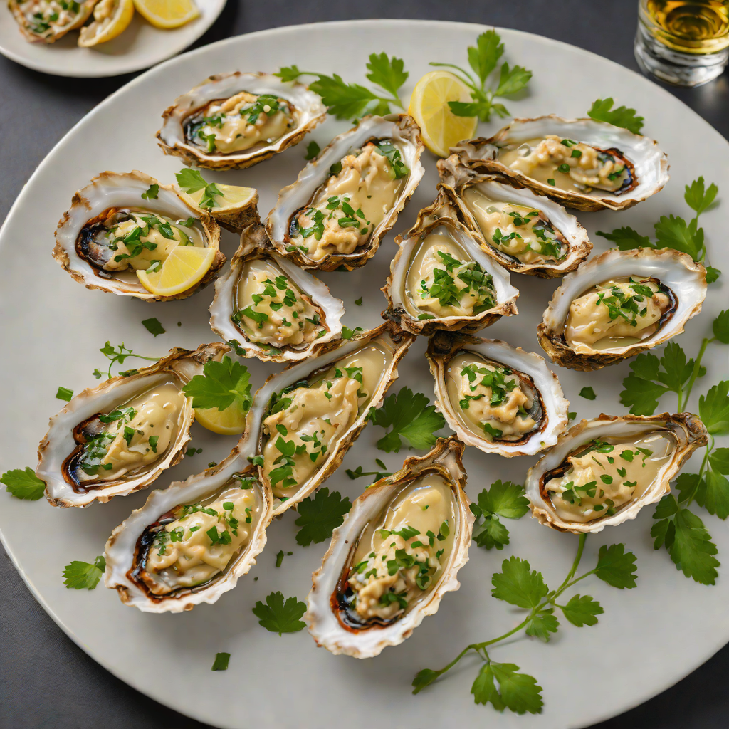 Pan-Seared Oysters with Garlic-Parsley Butter