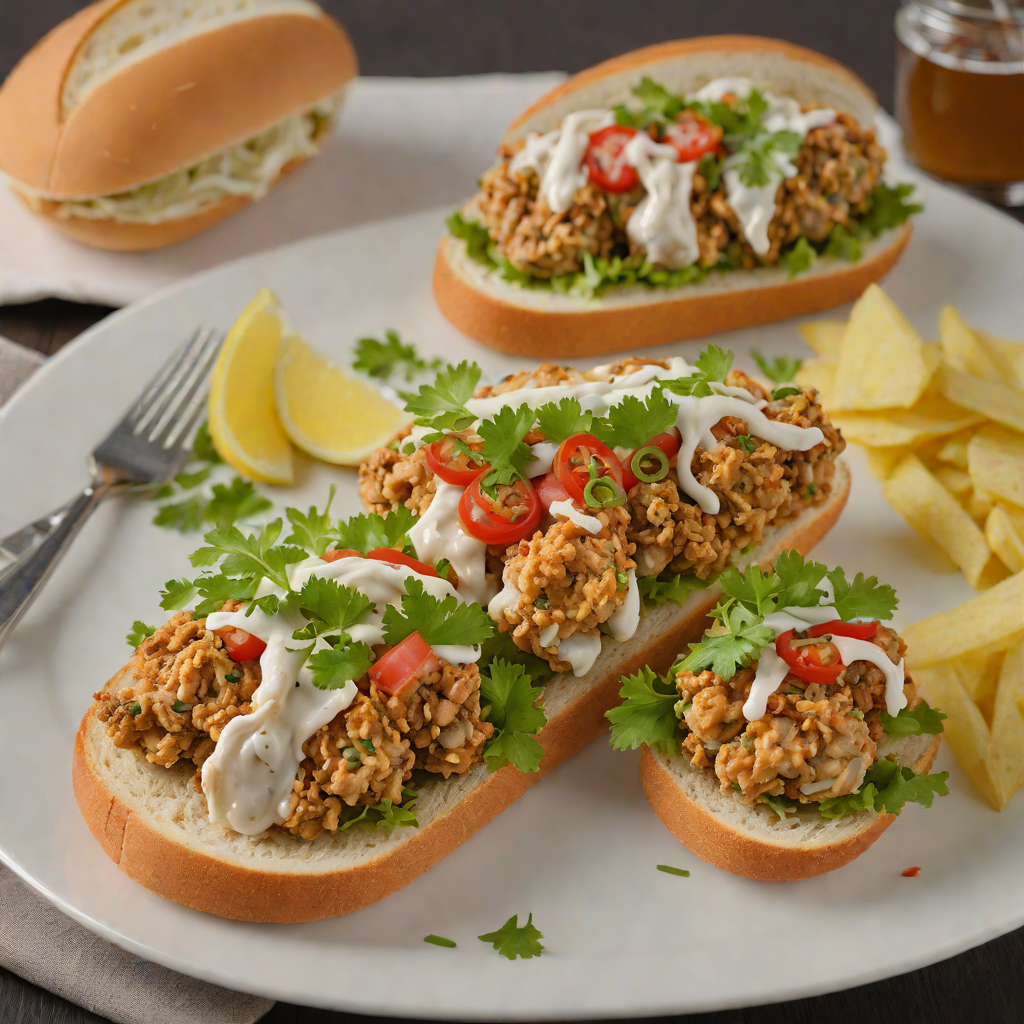 Spicy Gulfport Oyster Po’ Boy Sandwich