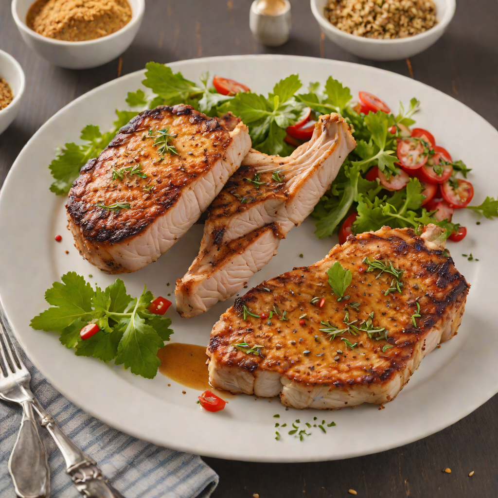 Pan-Seared Pork Chops with Garland Spice Rub