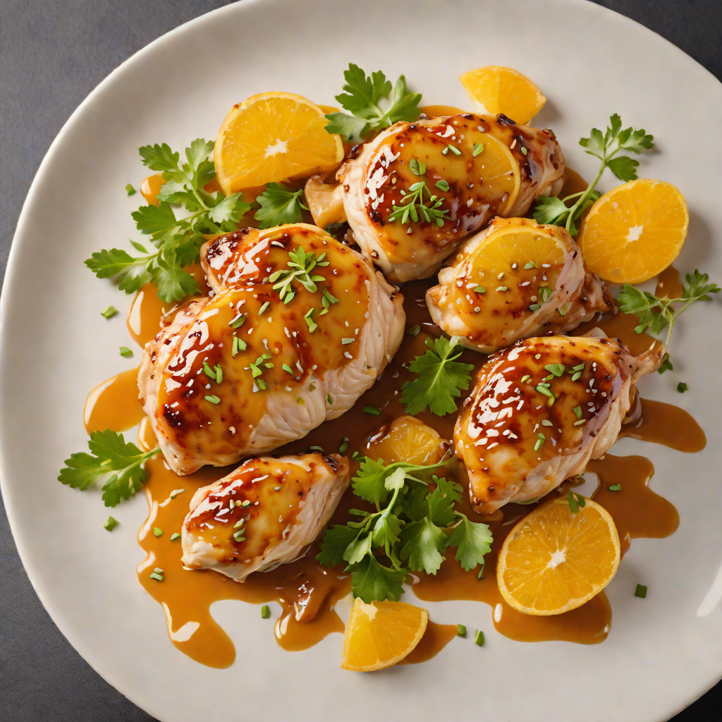 Pan-Seared Chicken with Tangy Orange-Ginger Glaze