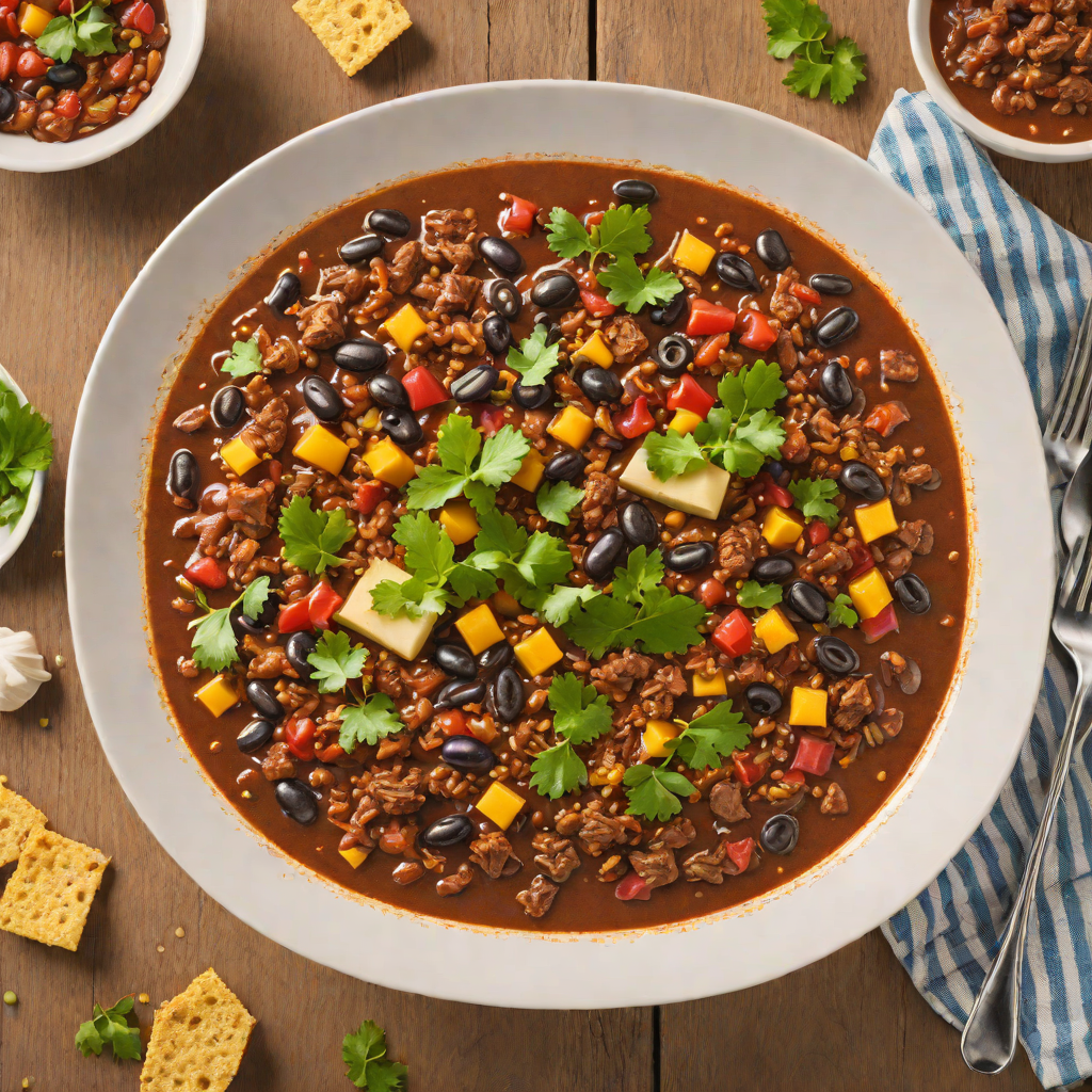 Slow-Cooked Beef Chili with Smoked Chipotle and Black Beans