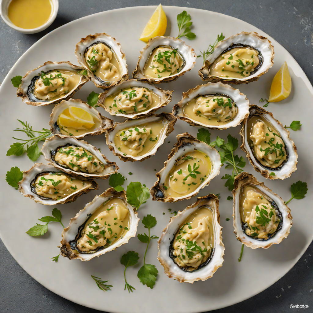 Pan-Seared Oysters with Garlic Herb Butter
