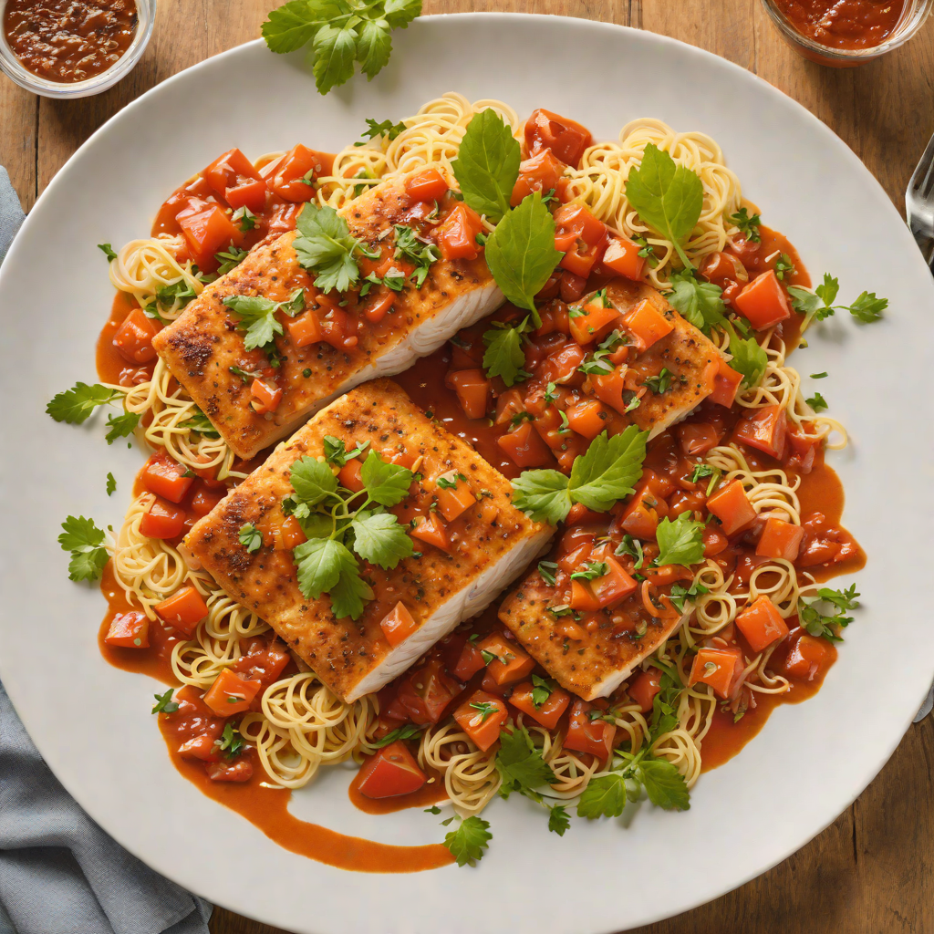 Pan-Seared Catfish with Creole Tomato Sauce