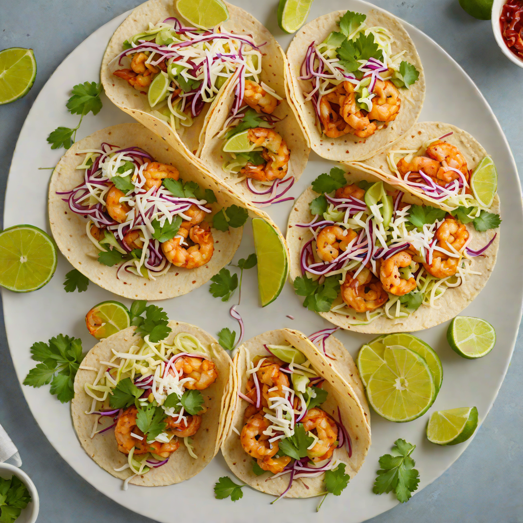 Spicy Gulfport Shrimp Tacos with Cilantro-Lime Slaw