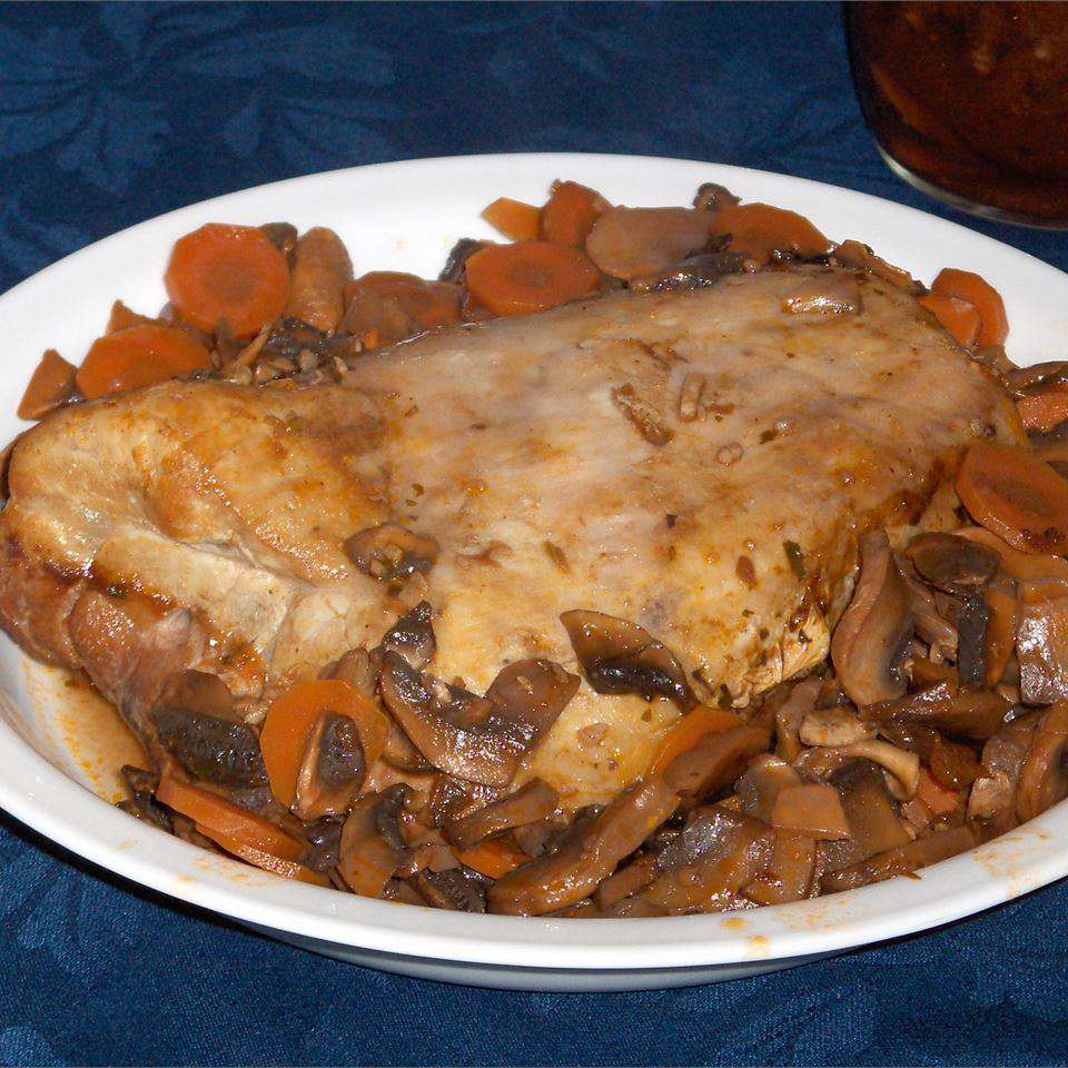 Slow-Cooked Argentine Pork with Red Wine and Herbs