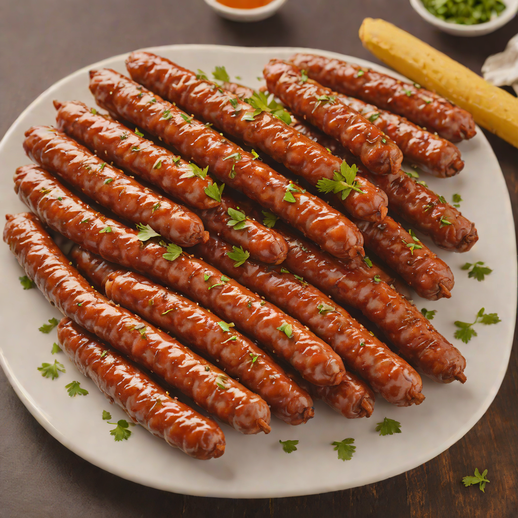 Texas-Style Spicy Hot Links with Dry Rub