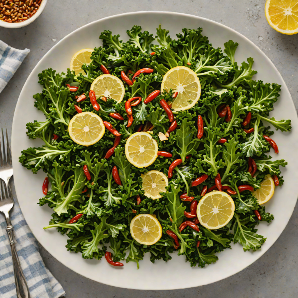 Garlic and Chili Sautéed Kale with Lemon