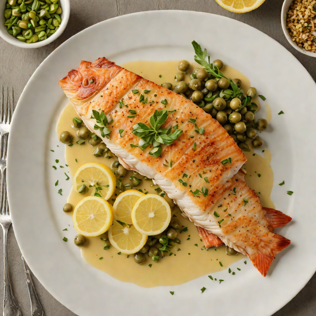 Pan-Seared Gulf Coast Redfish with Lemon-Caper Butter