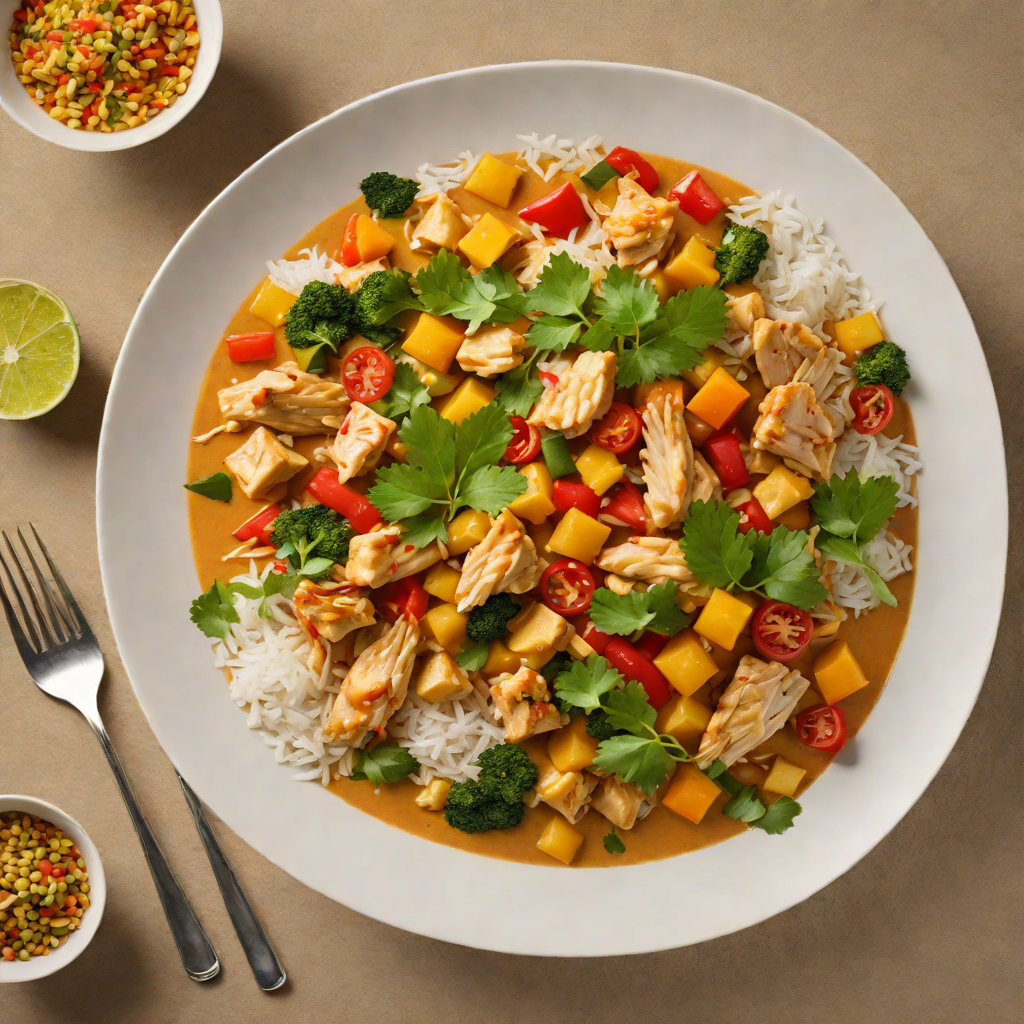 Stellar Coconut Curry with Chicken and Vegetables