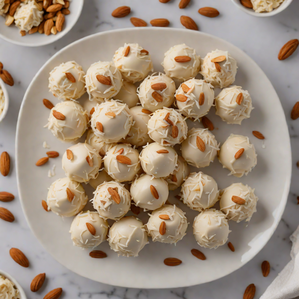 No-Bake Coconut Almond Keto Fat Bombs