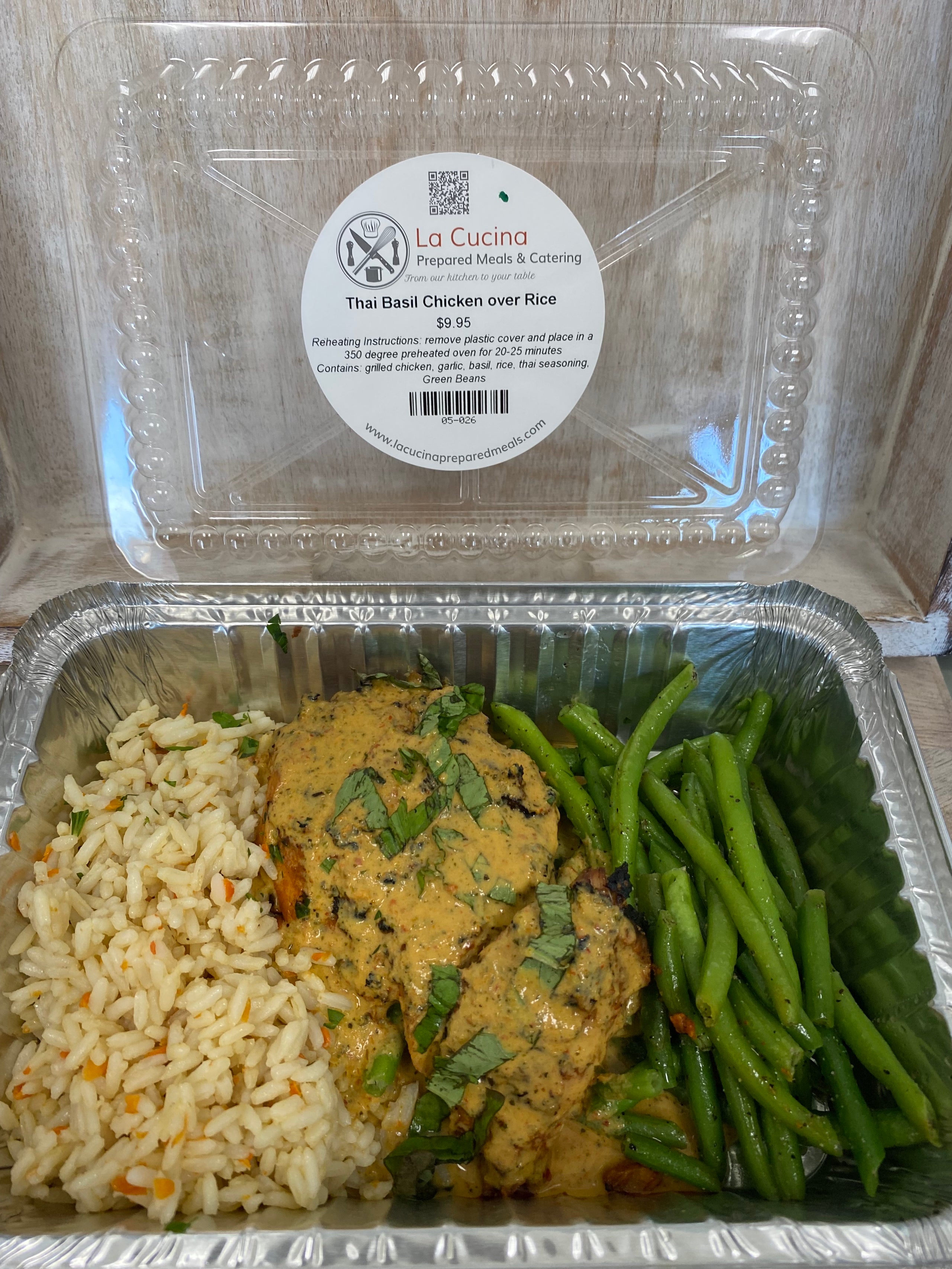 Thai Basil Stir-Fried Chicken with Jasmine Rice