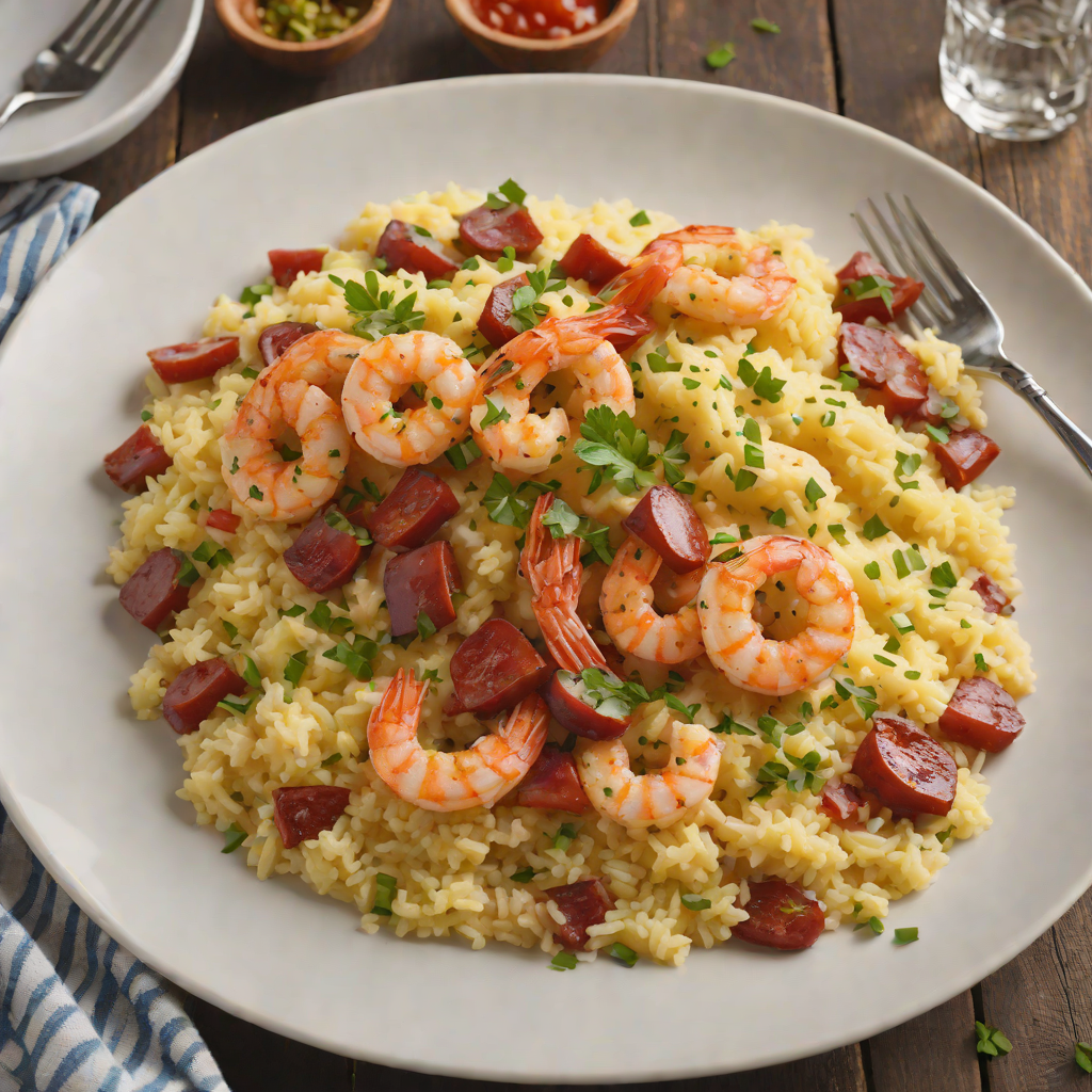 Southern-Style Shrimp and Grits with Smoked Sausage