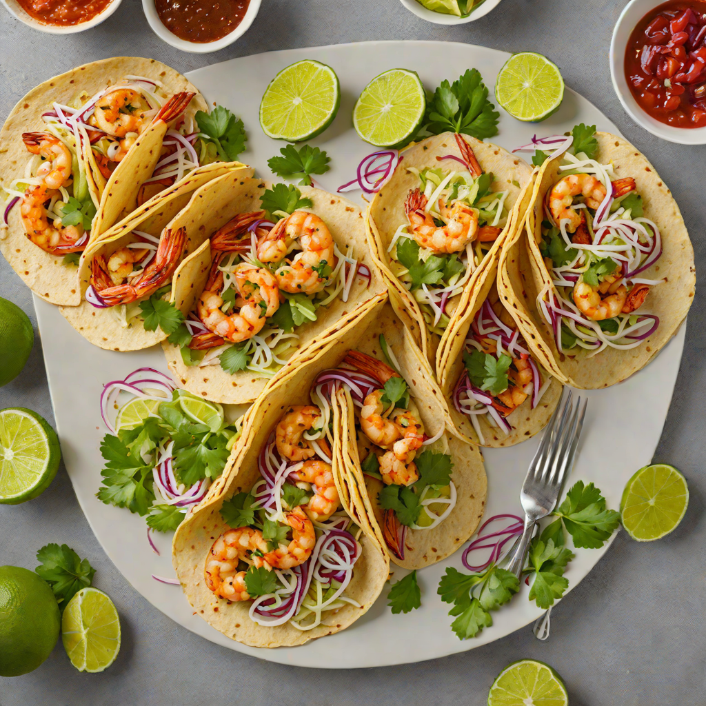 Cajun-Spiced Gulf Shrimp Tacos with Cilantro-Lime Slaw