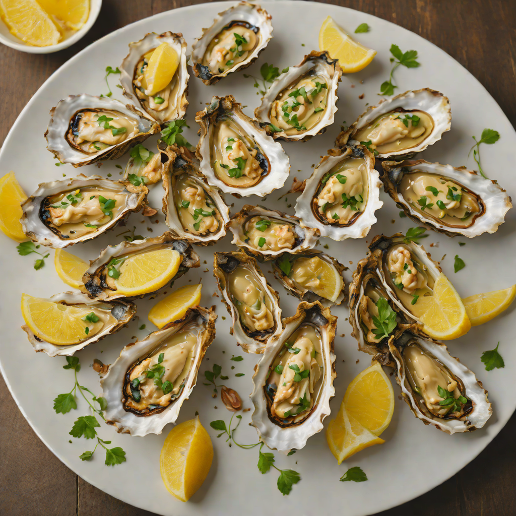 Pan-Seared Gulfport Oysters with Garlic Lemon Butter