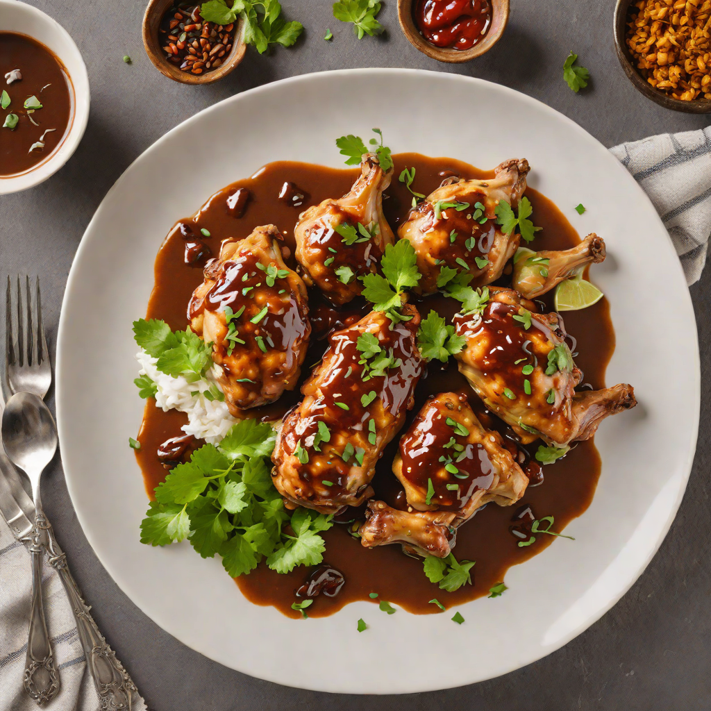 Kashmiri Yogurt-Marinated Chicken with Tangy Tamarind Sauce