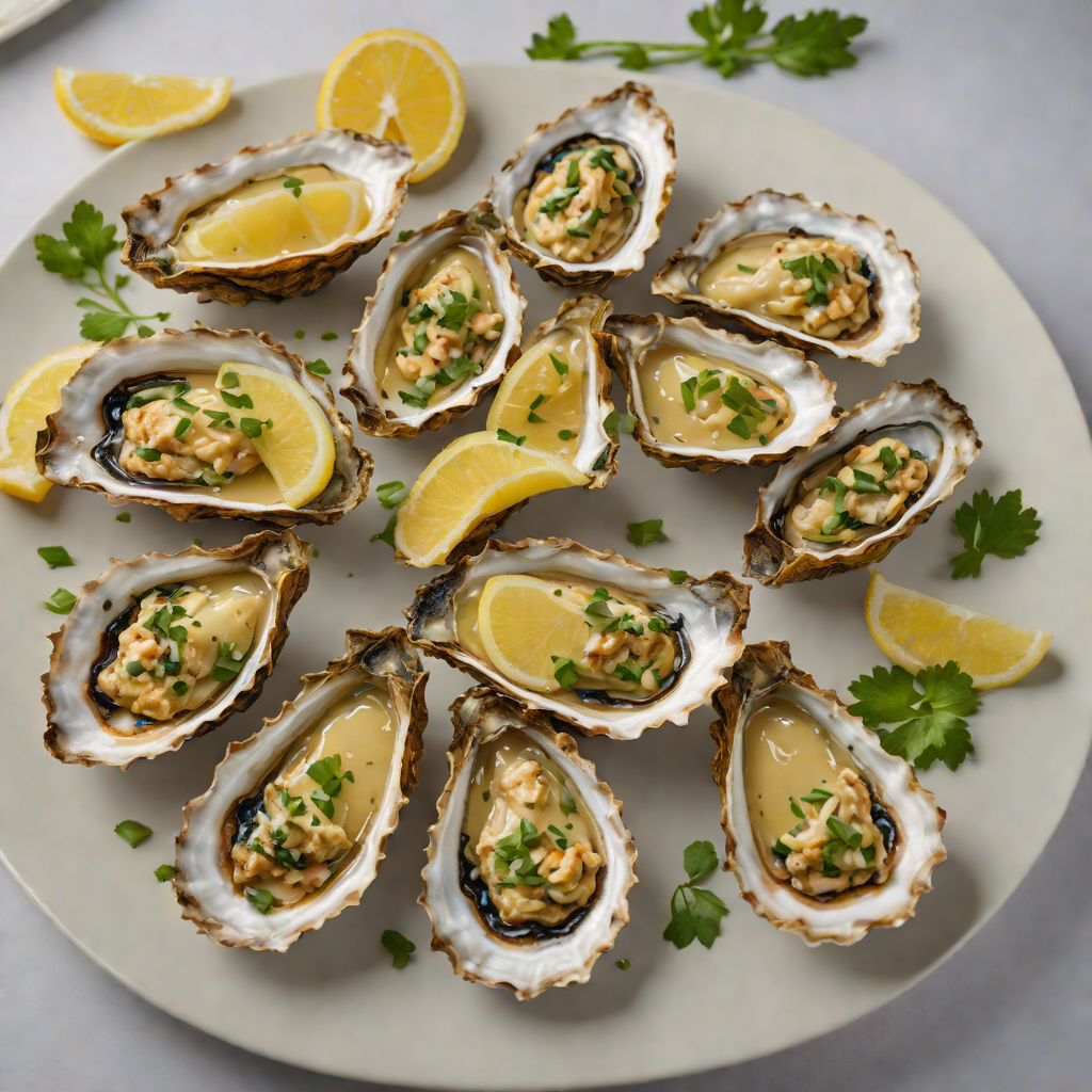 Pan-Seared Gulfport Oysters with Lemon-Chive Butter