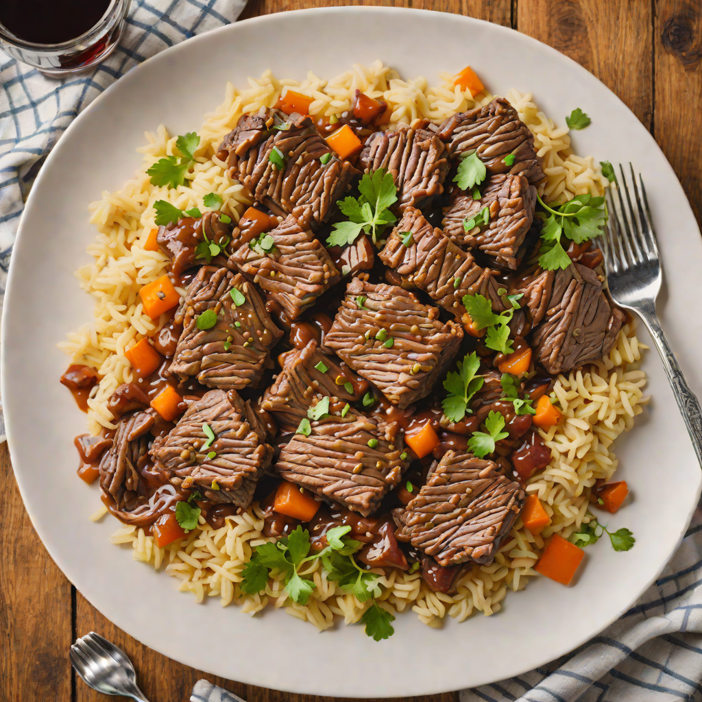 Slow Cooker Mississippi-Style Braised Beef with Red Wine