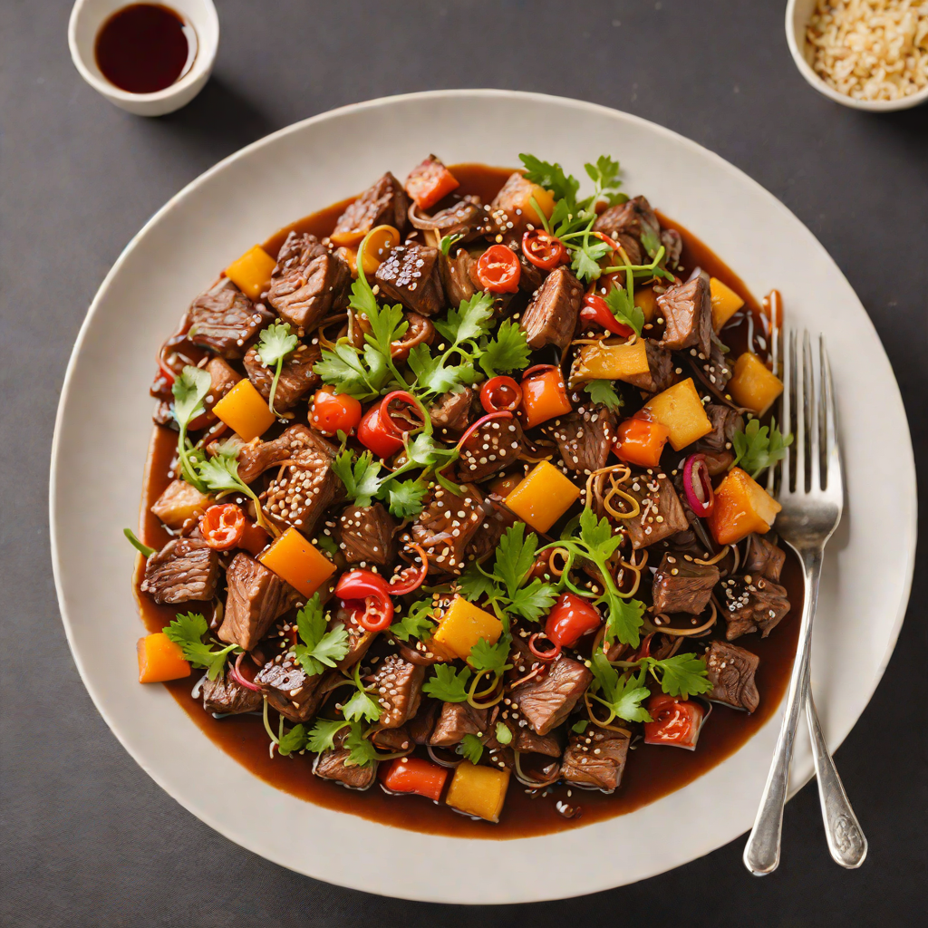 Kangaroo Stir-Fry with Quandong and Ginger Soy Glaze