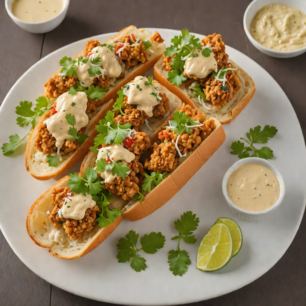 Pan-Seared Gulfport Oyster Po' Boy with Remoulade