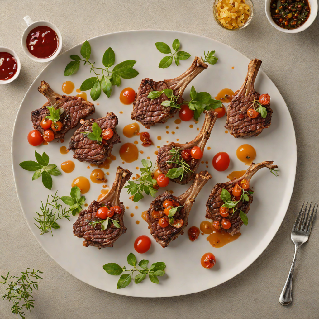 Eucalyptus-Smoked Lamb Chops with Bush Tomato Chutney