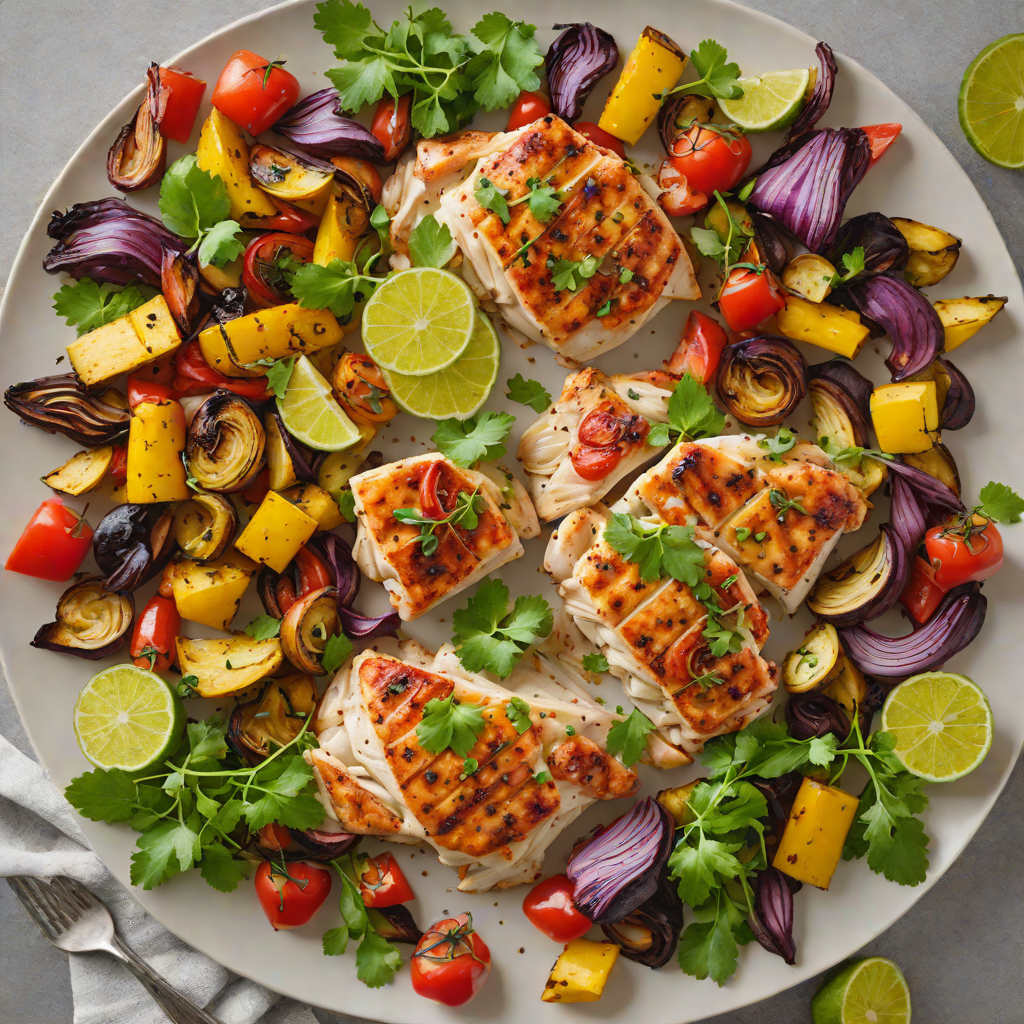 Sheet Pan Chipotle-Lime Chicken with Roasted Vegetables