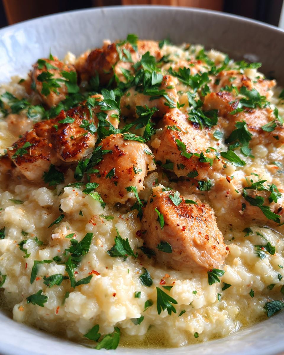 One-Pot Spiced Chicken and Cauliflower Rice