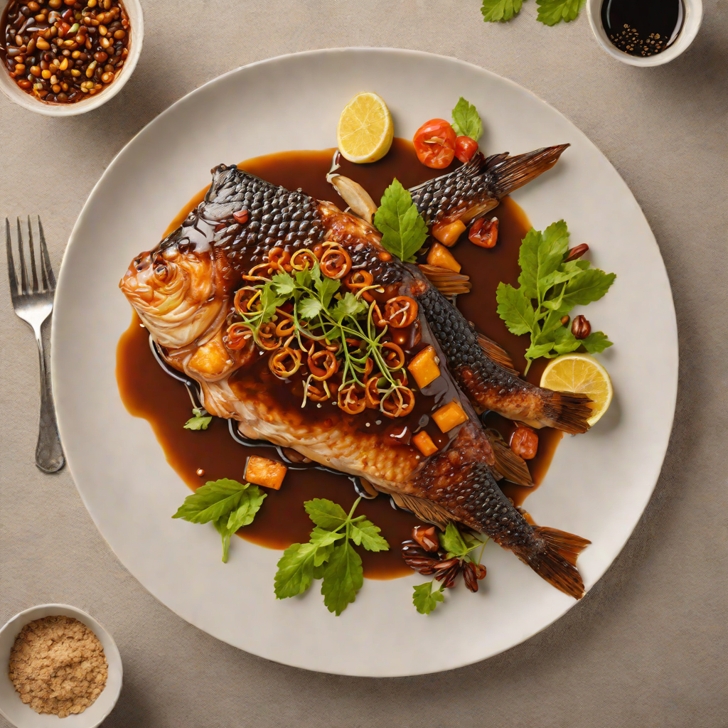 Grilled Masgouf Carp with Tamarind Glaze