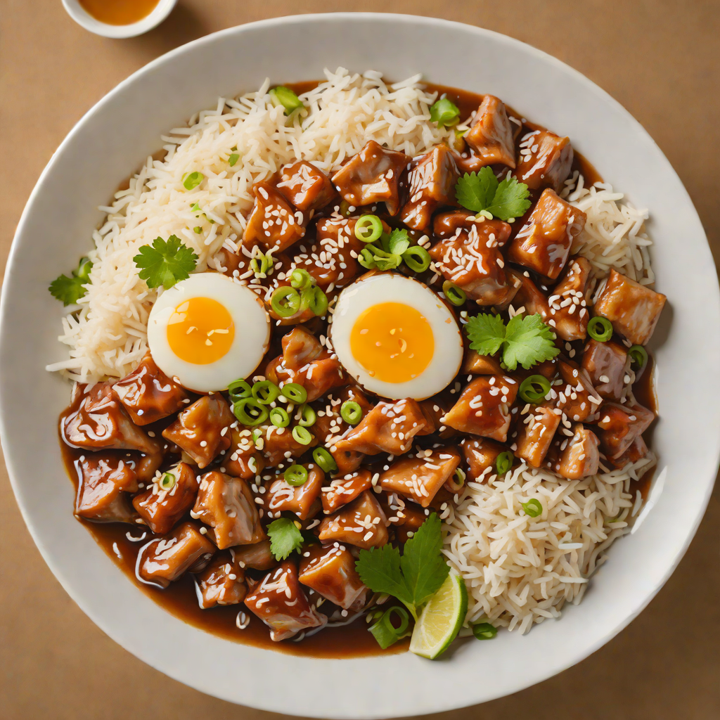 Miso-Glazed Snow Monkey Donburi Bowl