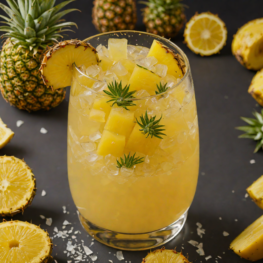 Caribbean Rum-Spiced Pineapple Party Punch