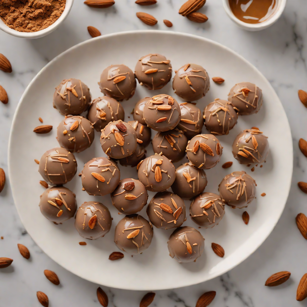 No-Bake Almond Butter Cocoa Fat Bombs