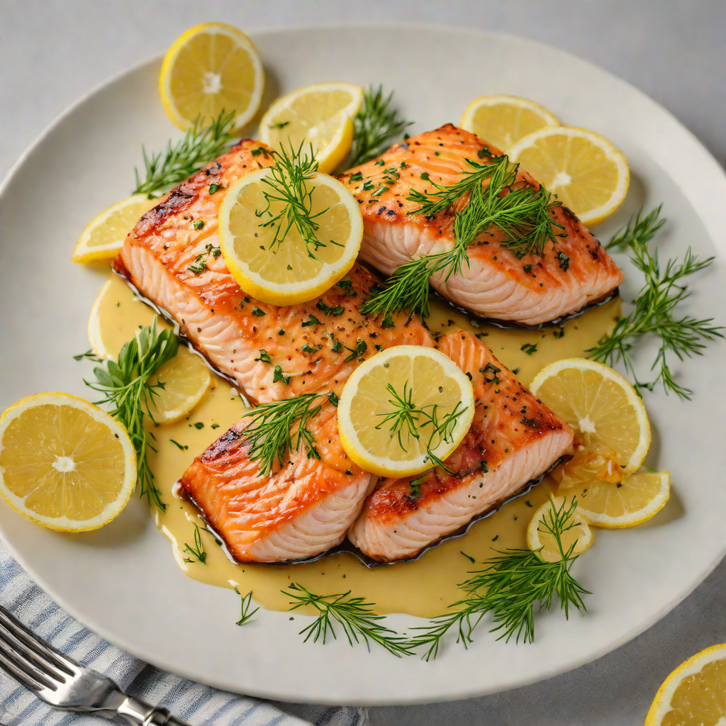 Pan-Fried Salmon with Lemon-Dill Butter