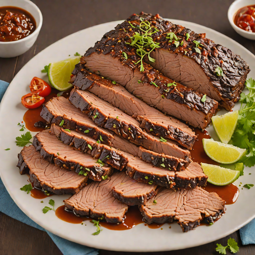 Smoky Chili Rubbed Texas-Style Brisket