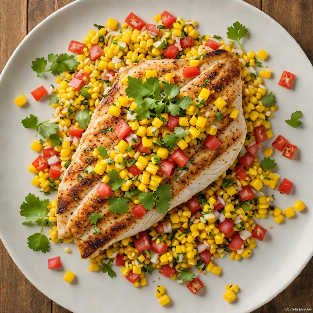 Pan-Seared Tilapia with Texan Spiced Corn Salsa