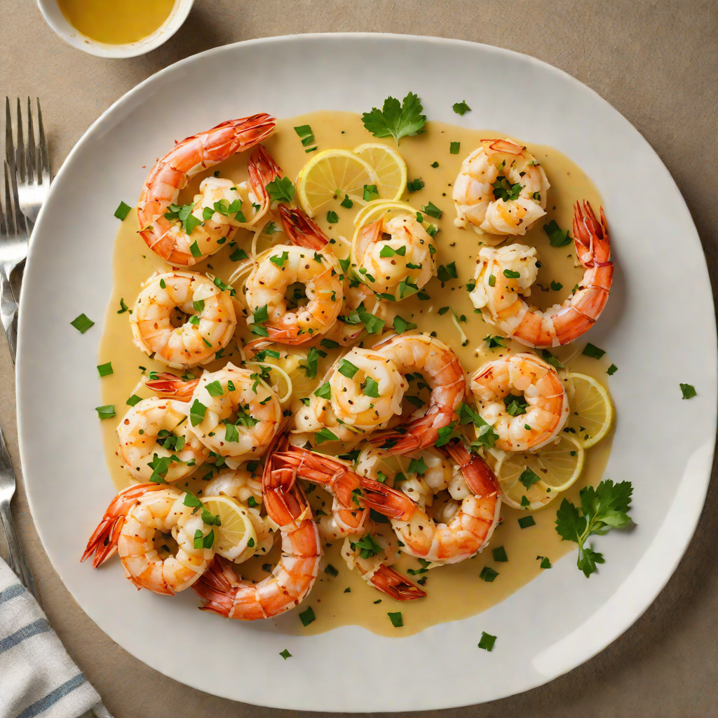Pan-Seared Texas Gulf Shrimp with Garlic Butter Sauce