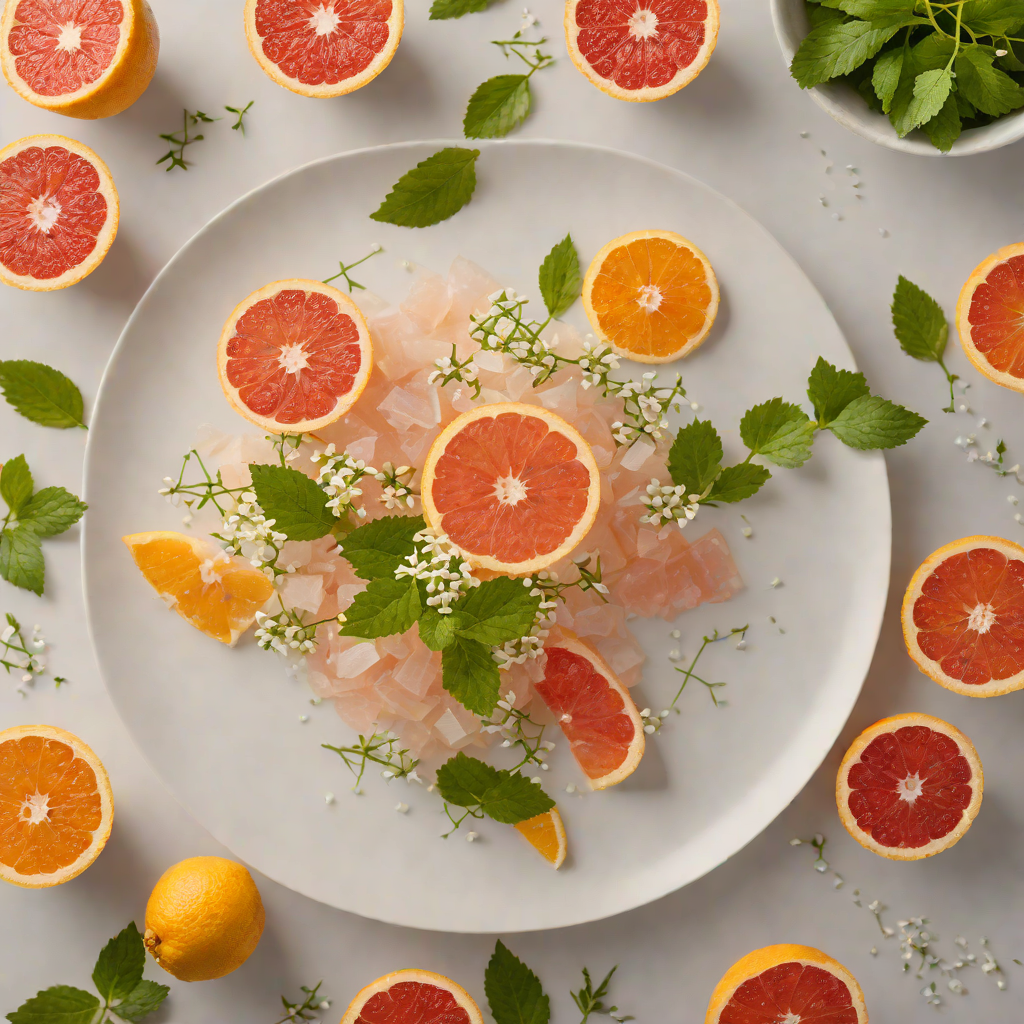 Shaken Elderflower and Grapefruit Sparkler