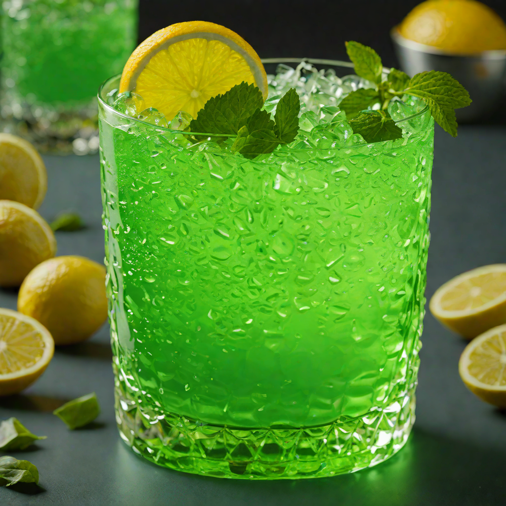 Shimmering Emerald Citrus Fizz