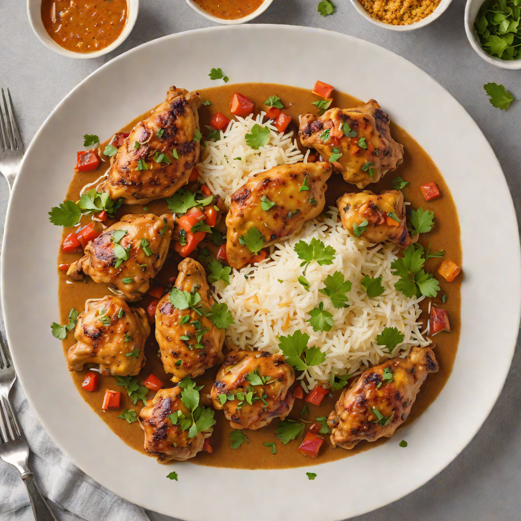 Quick Sautéed Ethiopian Berbere Chicken with Coconut Sauce