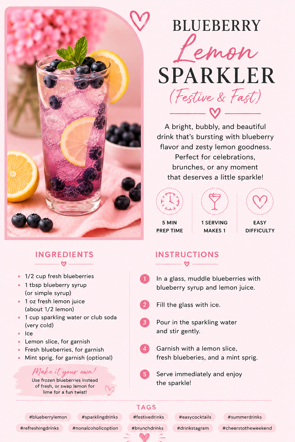 Quality Sparkler with Lemon Essence